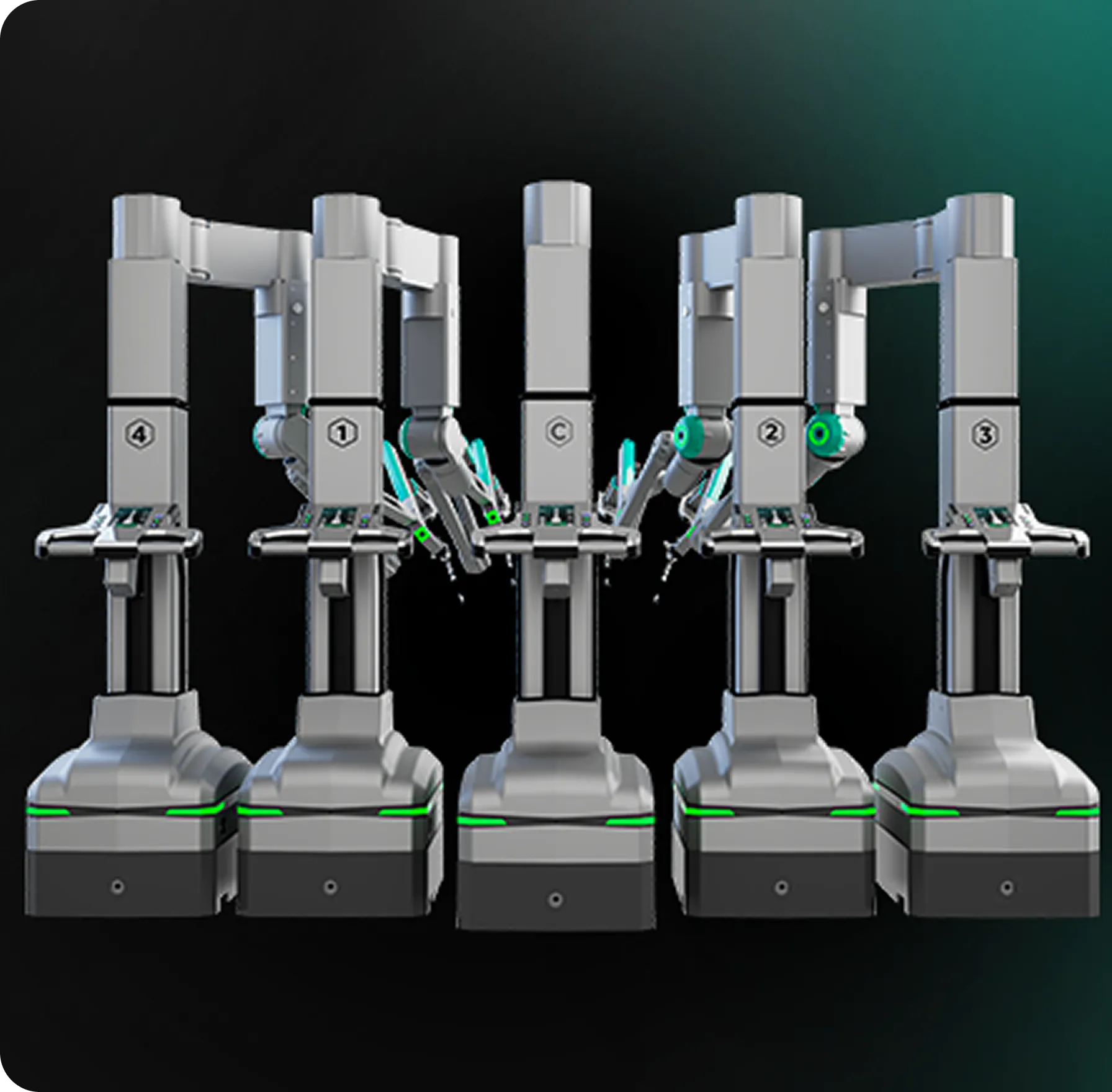 SSi Mantra 3 multi-arm robotic surgery system by SS Innovations